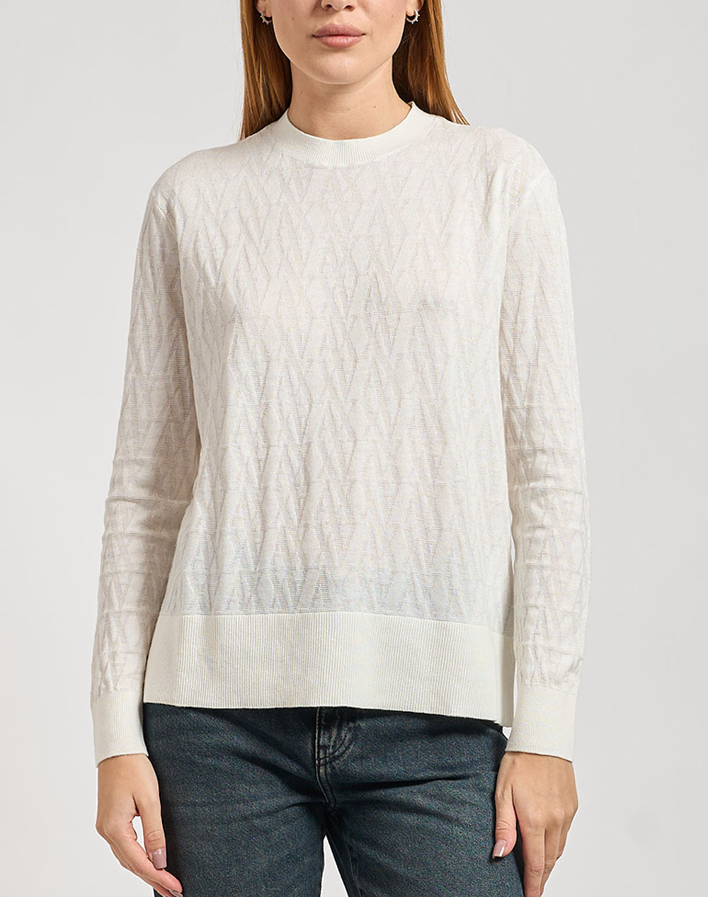 ARMANI EXCHANGE ARMANI EXCHANGE PULLOVER XW001317AF16619-F0060 Ecru