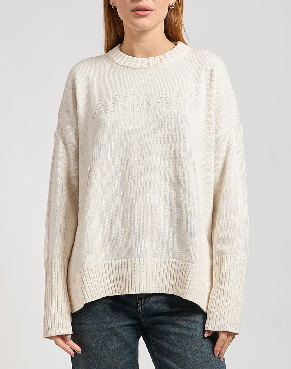 ARMANI EXCHANGE ARMANI EXCHANGE PULLOVER XW000760AF16552-U1003 Ecru