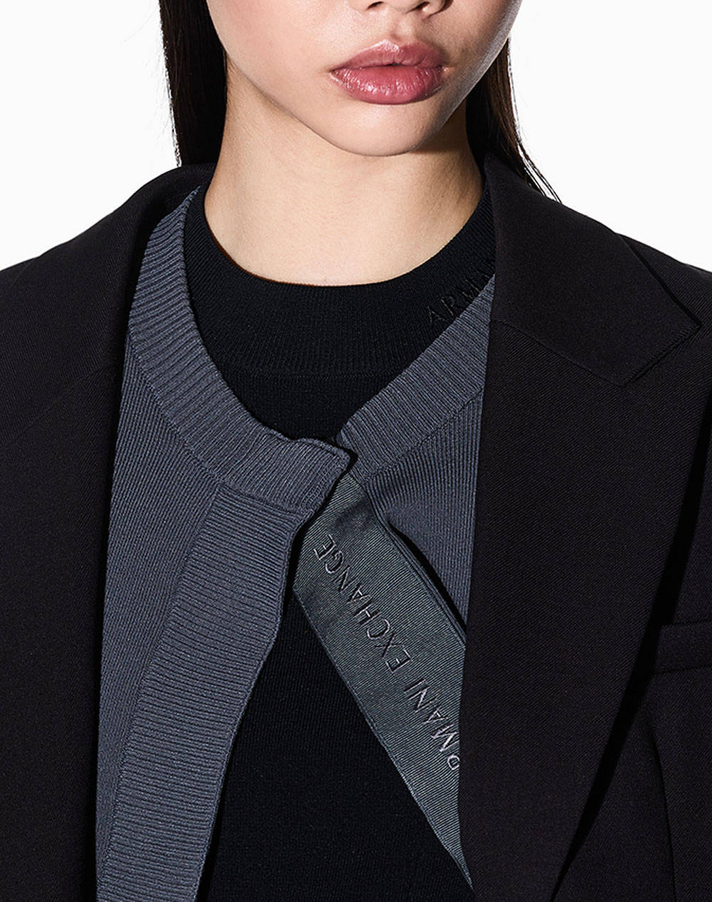 ARMANI EXCHANGE PULLOVER XW000763AF10352-UC001 Black φωτογραφία