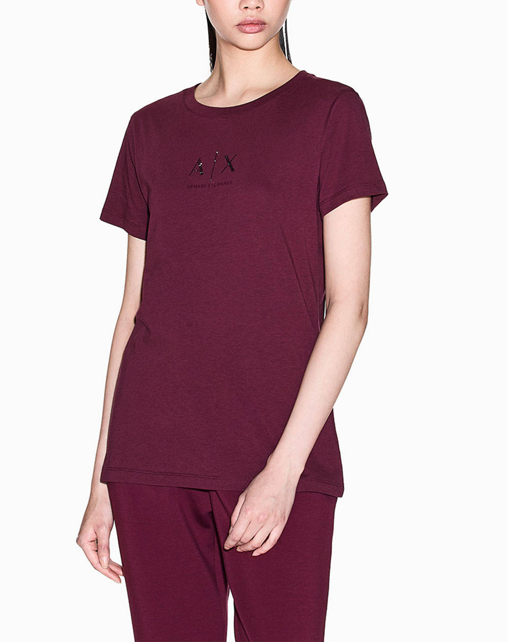 ARMANI EXCHANGE T-SHIRT XW001459AF10356-UA343 RedWine