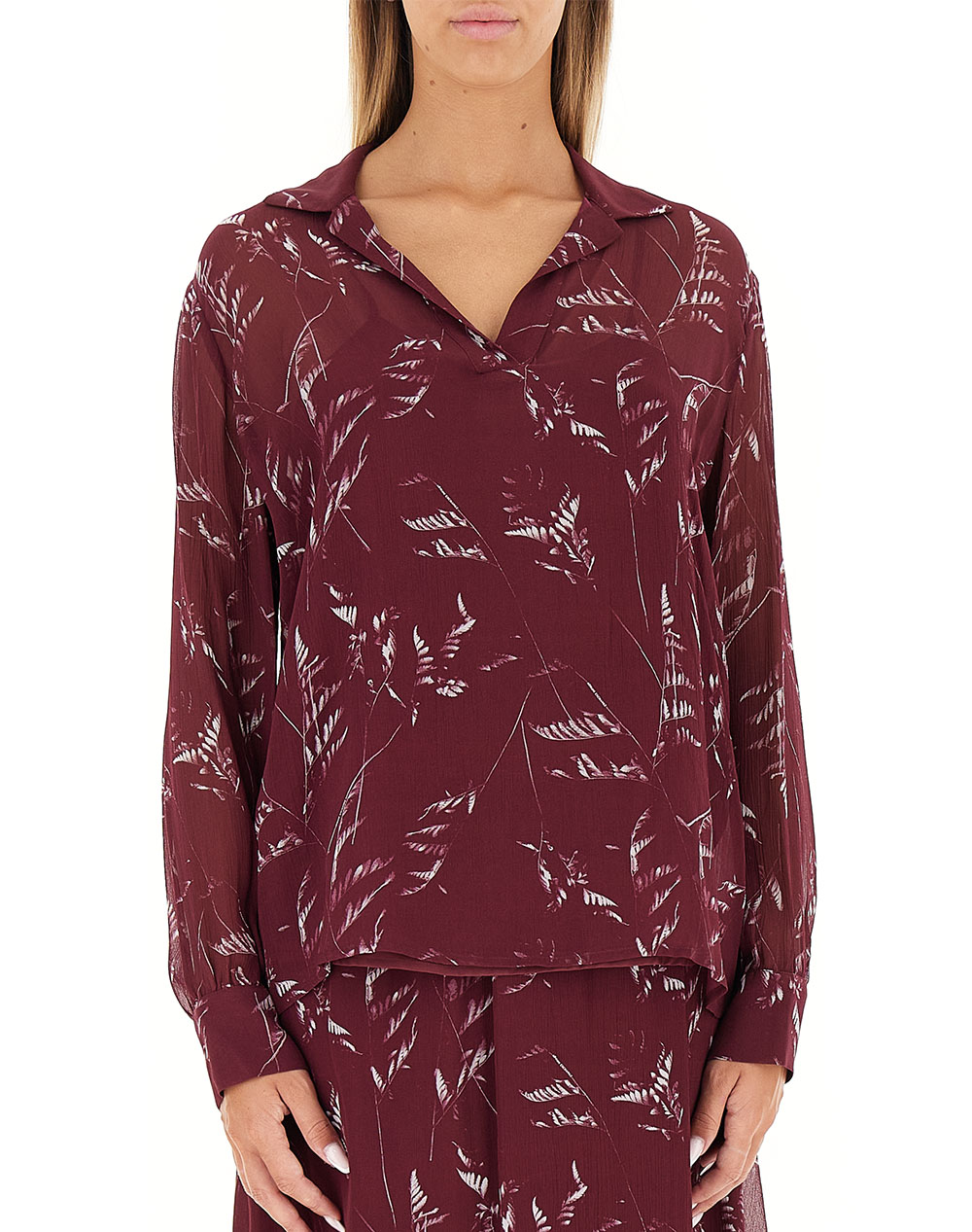 ARMANI EXCHANGE BLOUSE XW001019AF12051-FA029 Bordeux