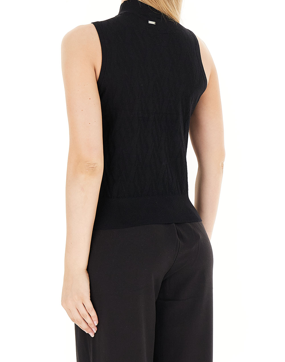 ARMANI EXCHANGE KNIT TOP XW001318AF16619-FC101 Black φωτογραφία