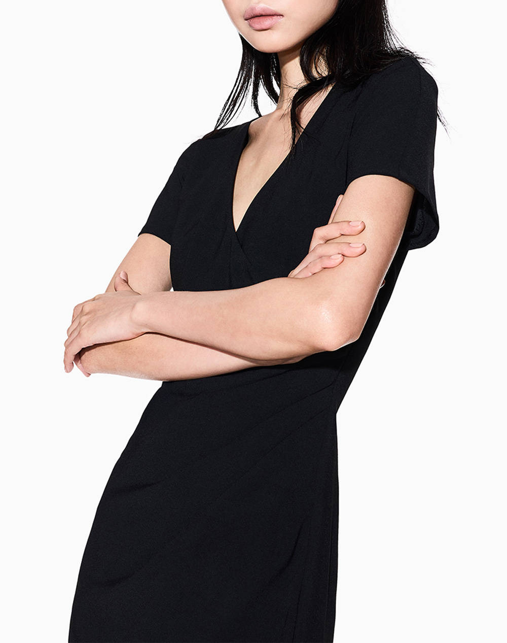 ARMANI EXCHANGE DRESS XW000665AF10872-UC001 Black φωτογραφία