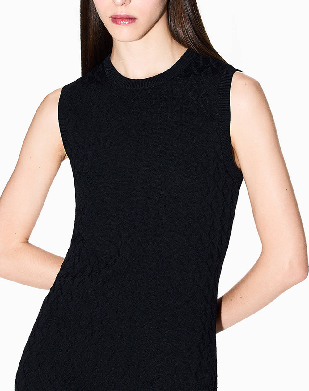ARMANI EXCHANGE DRESS 8NYA9AYMH6Z-1200 Black φωτογραφία