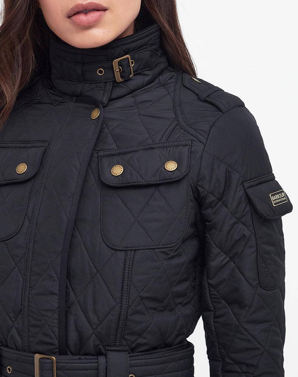 BARBOUR INTERNATIONAL ΜΠΟΥΦΑΝ QUILT LQU0481-BIBK11.5 Black φωτογραφία
