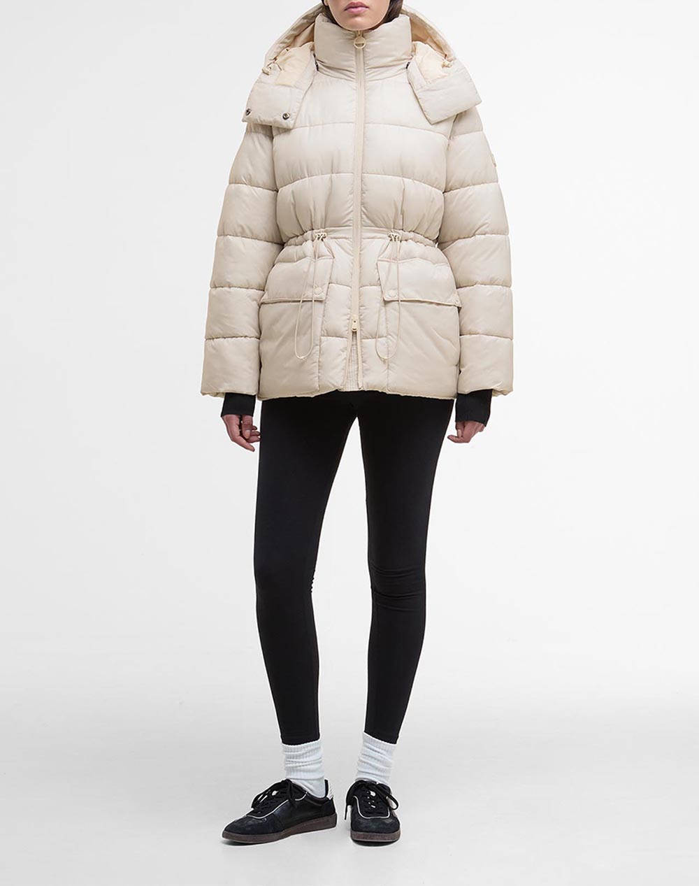 BARBOUR INTERNATIONAL ΜΠΟΥΦΑΝ LQU1863-BICR31.6 Ecru φωτογραφία