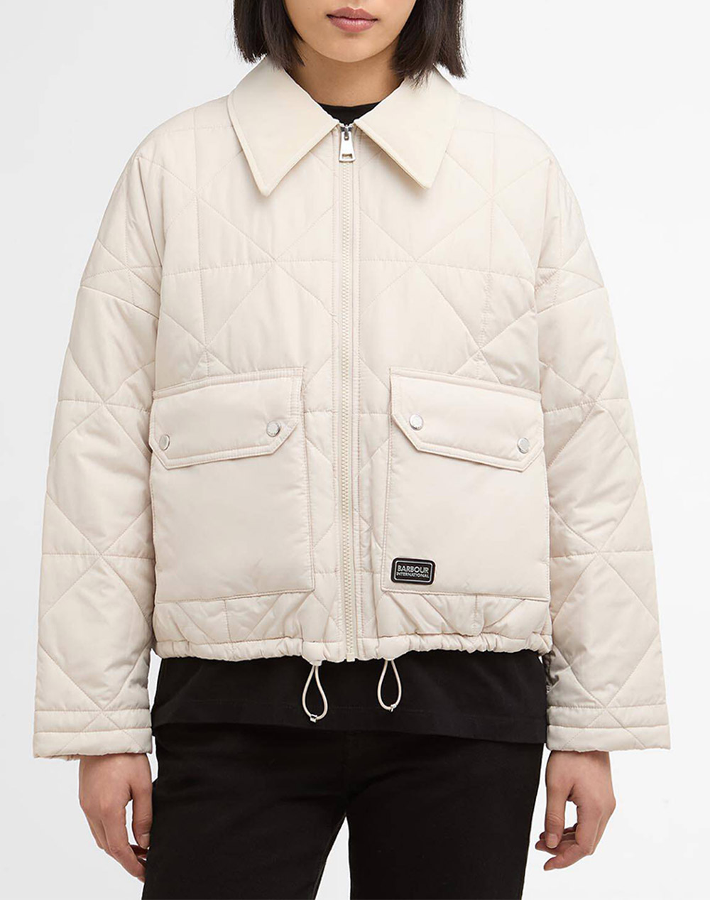 BARBOUR INTERNATIONAL JULIANA QUILTED JACKET LQU1867-BICR31.6 Cream