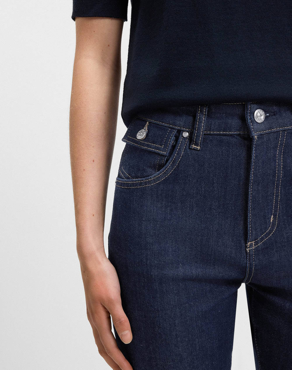 BOSS LYRIS-BOOTCUT 10272885 01 50544989-413 DenimDarkBlue φωτογραφία