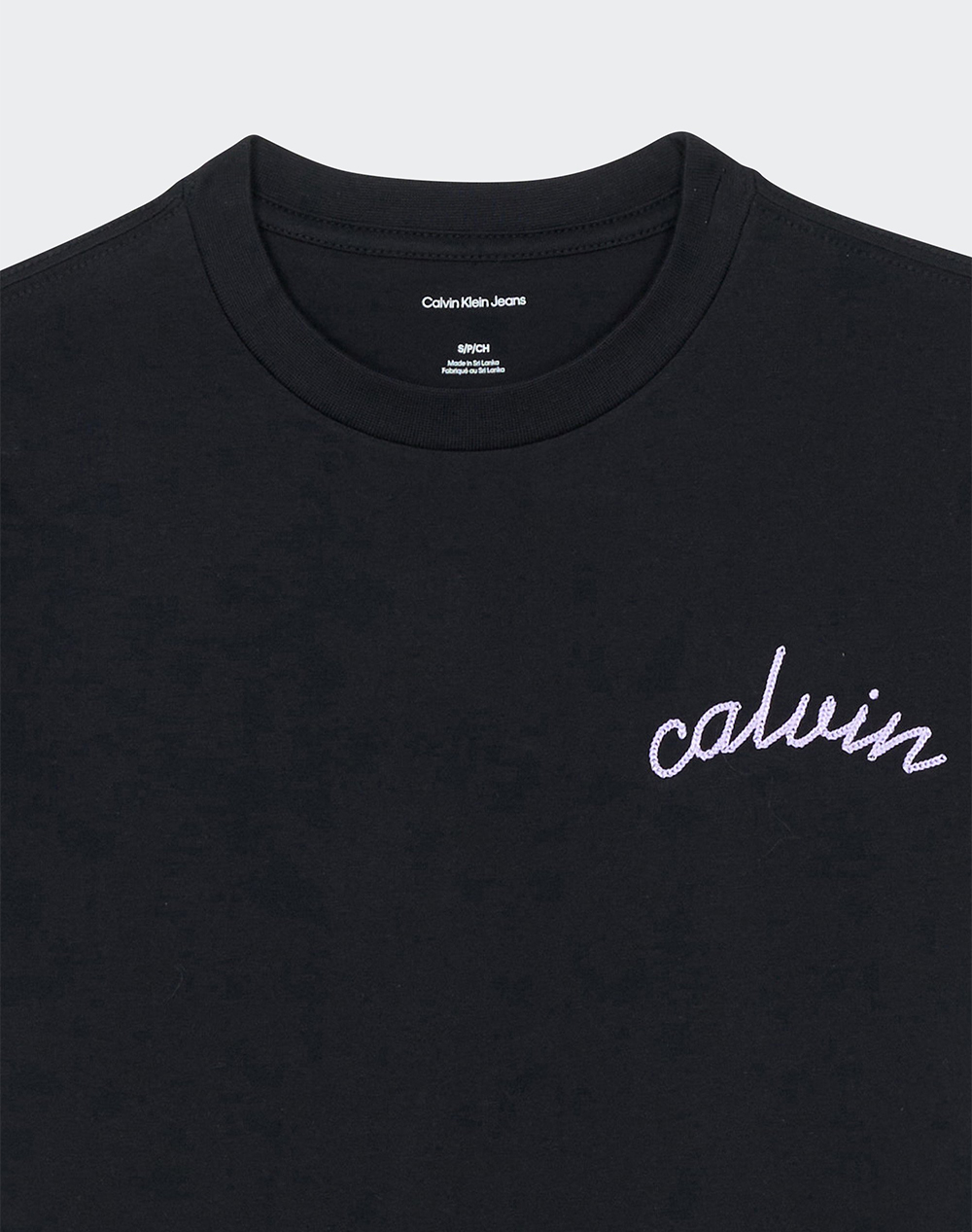 CALVIN KLEIN JEANS CALVIN LINE EMBROIDERY CLASSIC T LV047D882G-UB1 Black φωτογραφία