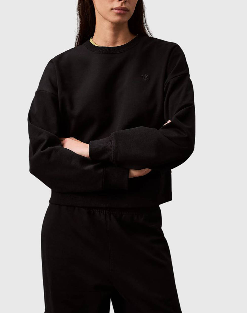 CALVIN KLEIN LS ARCHV LG FRNCH TR LV047B236G-UB1 Black