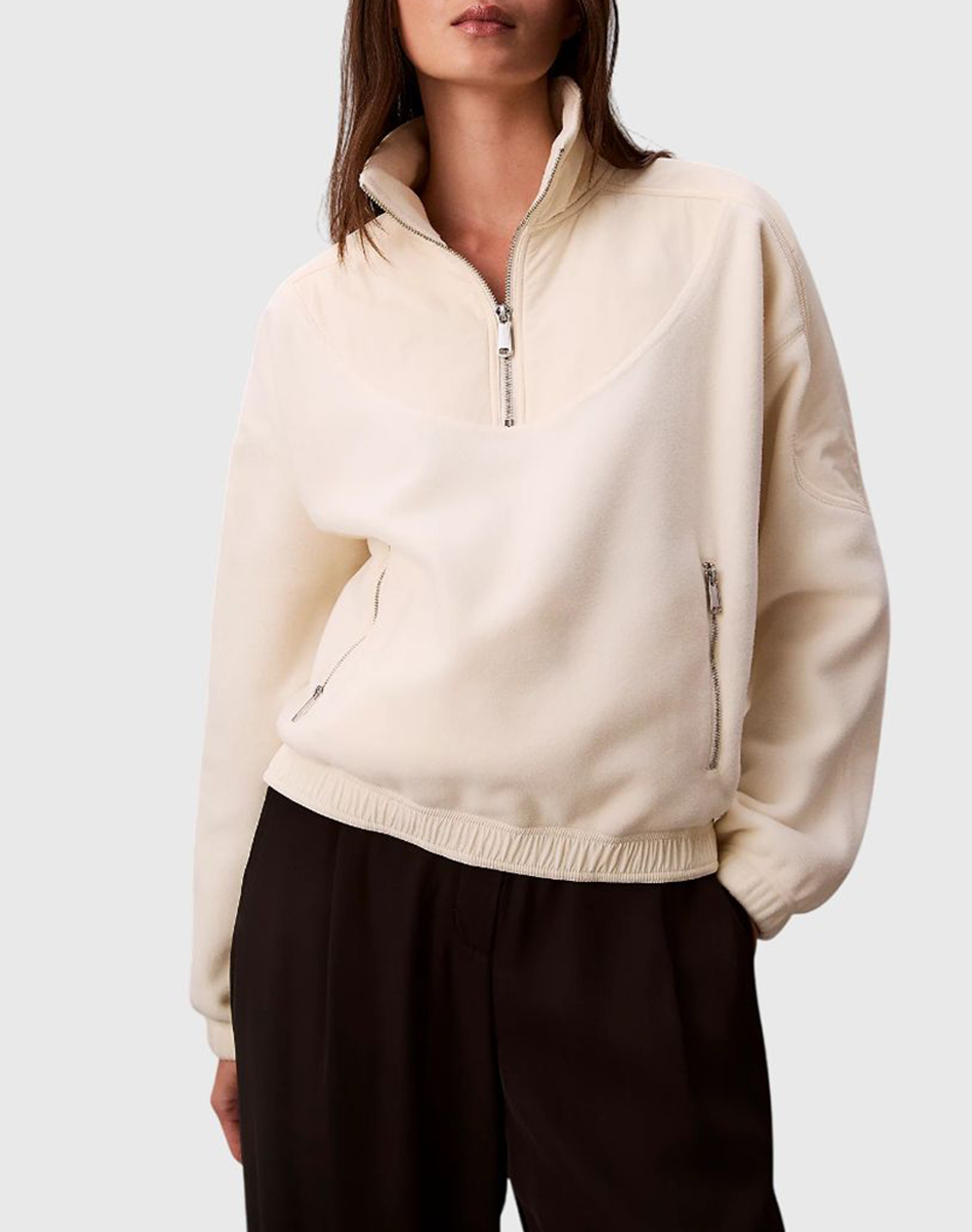 Γυναικείες Ζακέτες Φούτερ Με Γιακά Calvin Klein