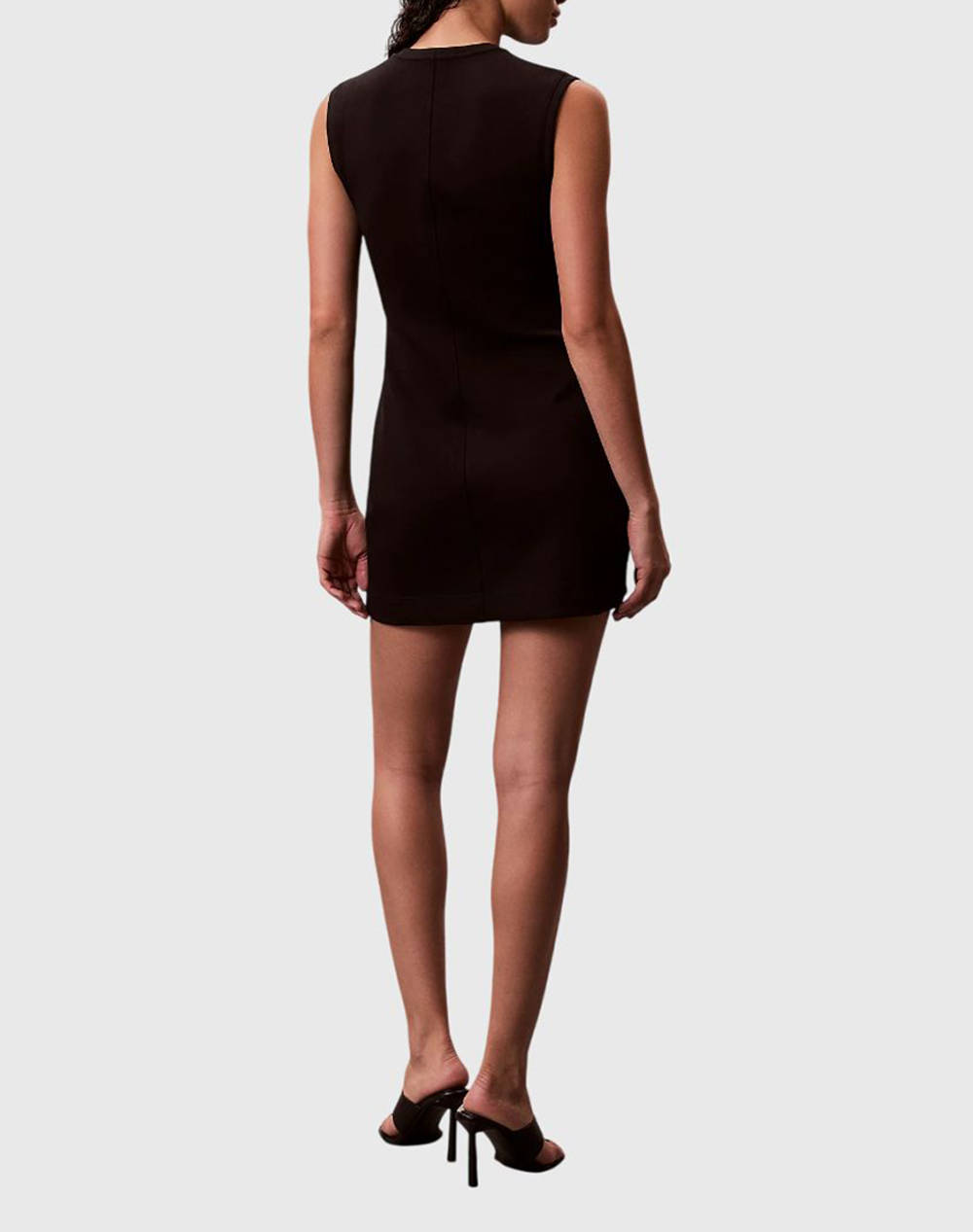 CALVIN KLEIN JEANS SL SCUBA SEAM DETAIL MINI DRESS LV044D223G-UB1 Black φωτογραφία