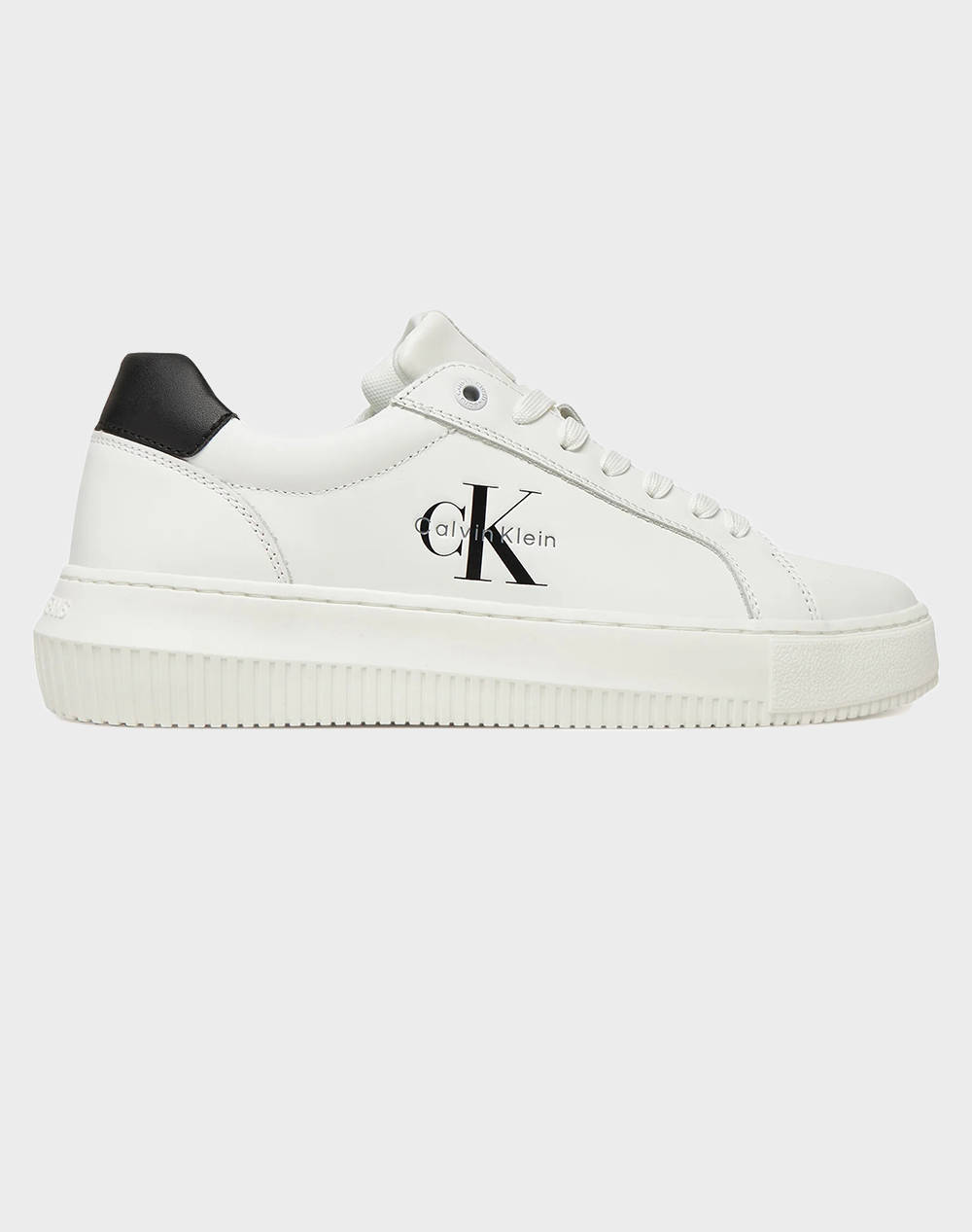 CALVIN KLEIN JEANS CHUNKY CUPSOLE MONO LTH WN YW0YW01872-01W White