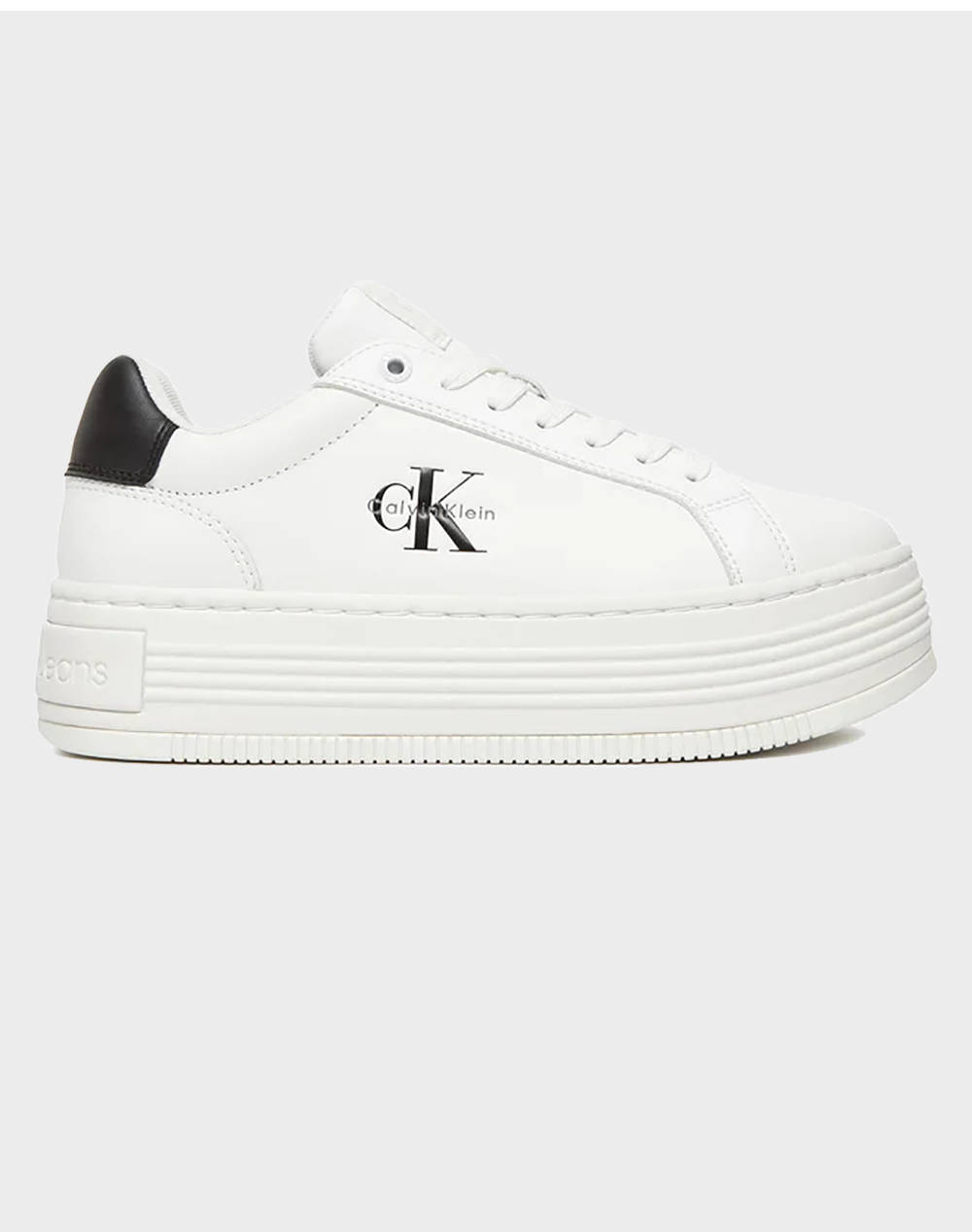 CALVIN KLEIN JEANS BOLD FLATF LOW LACE LTH YW0YW01878-01W White