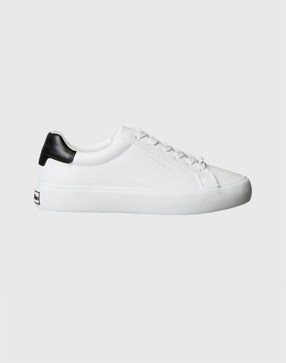 CALVIN KLEIN LACE-UP SNEAKER LTH CK HW0HW02673-01W White