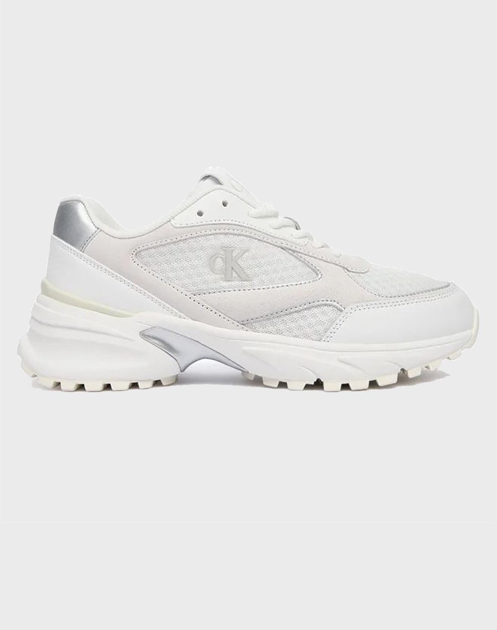 CALVIN KLEIN HIKE RUNNER MESH MIX MET MG YW0YW02009-0LC OffWhite