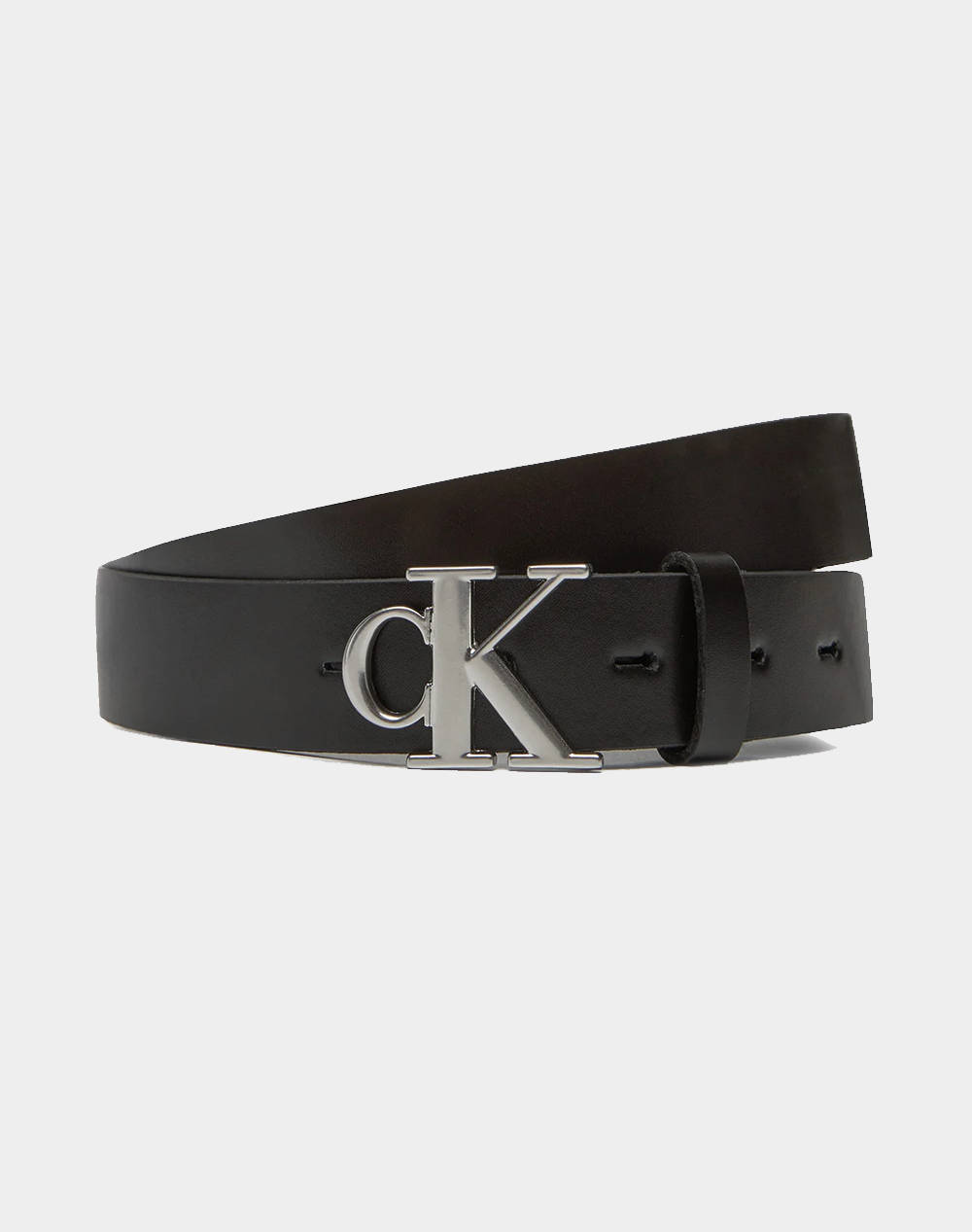 CALVIN KLEIN CALVIN KLEIN Monogram Plaque Buckle 30MM LV04K7018G-UB1 Black