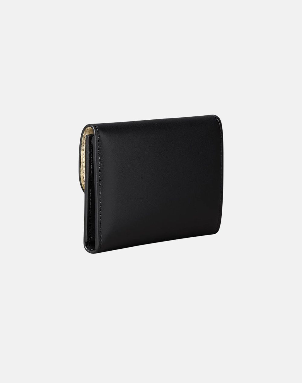 CALVIN KLEIN STONE LOCK SLOUCHY LTHR TRIFOLD (Διαστάσεις: 7.5 x 10.5 x 0.5εκ.) LV04F1062G-UB1 Black φωτογραφία