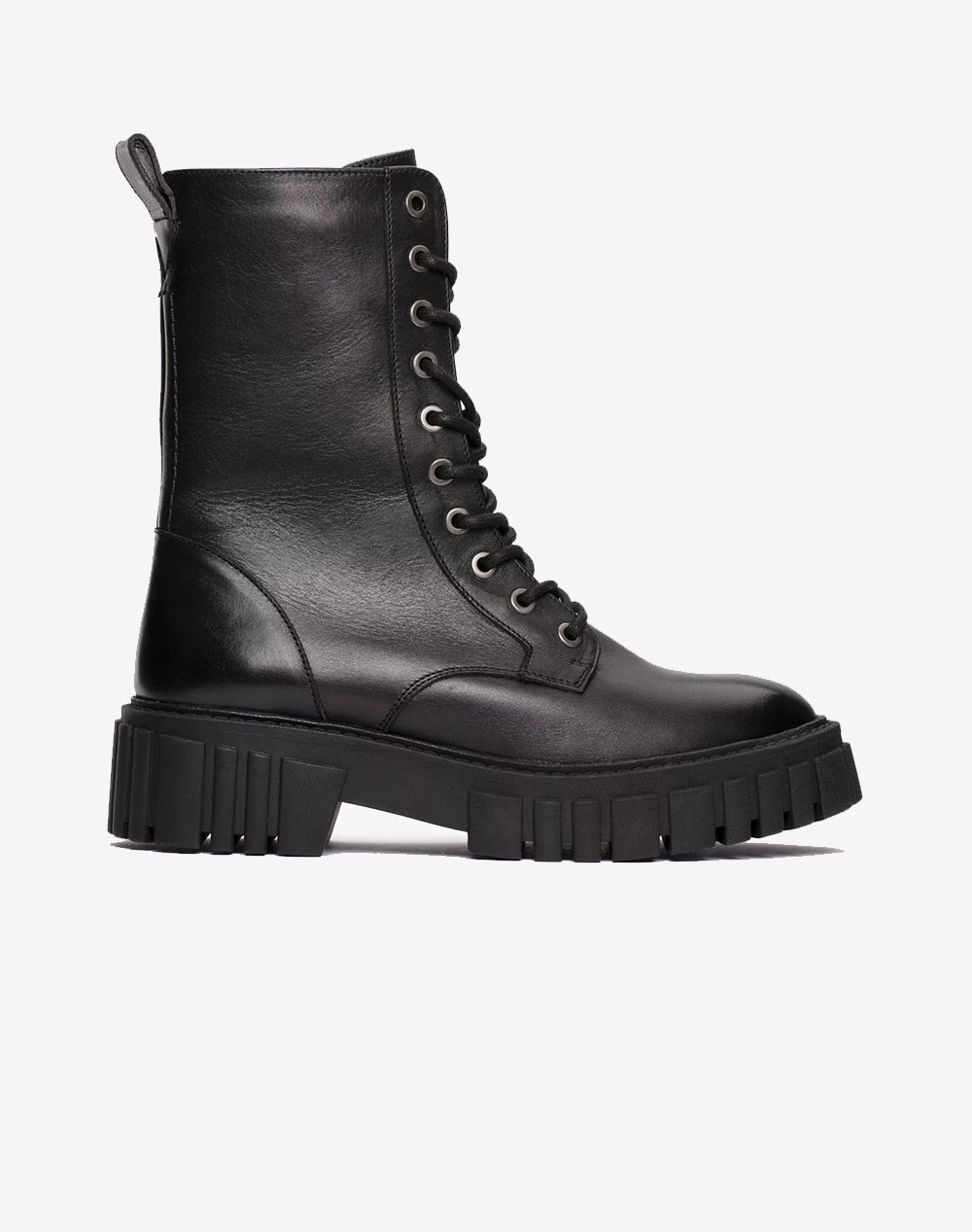 CLARKS Page Lace 26178410-BLACK LEATHER Black