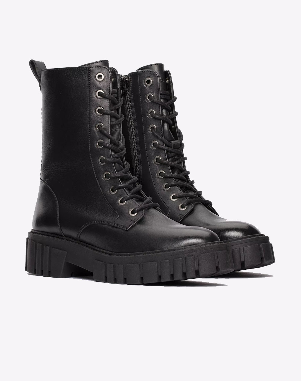 CLARKS Page Lace 26178410-BLACK LEATHER Black φωτογραφία