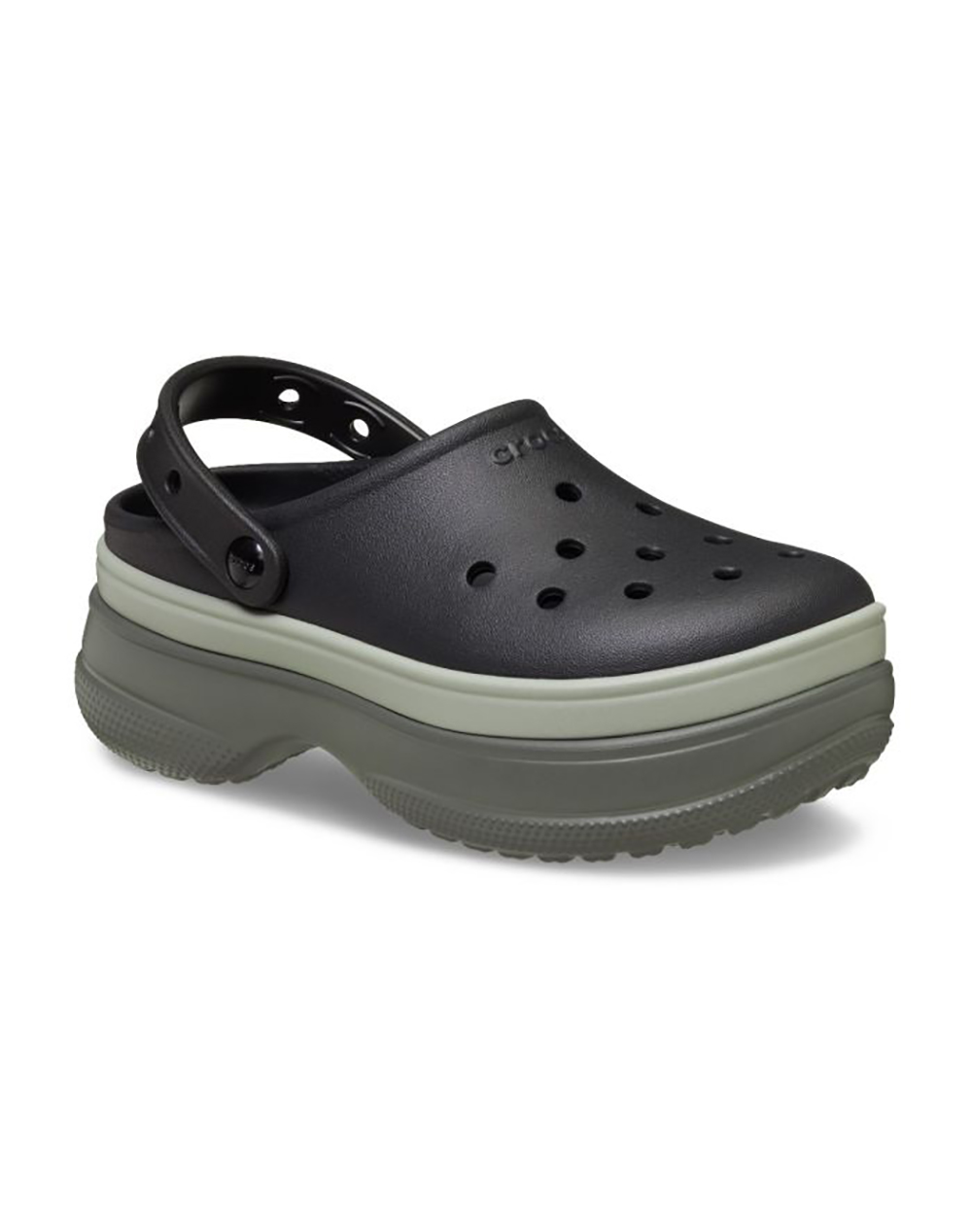 CROCS Classic Stacked Clog 211355-001 Black φωτογραφία