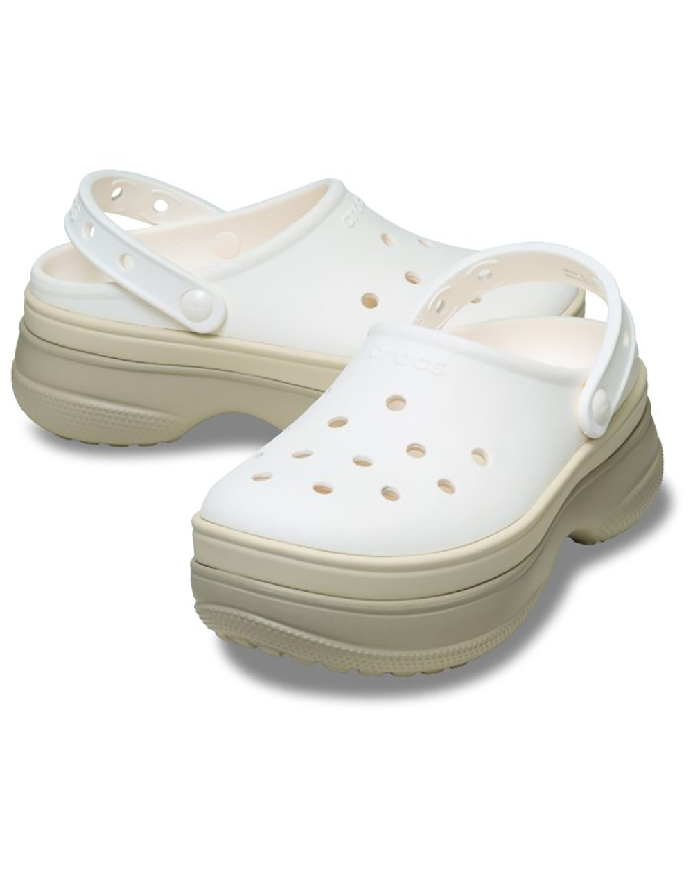 CROCS Classic Stacked Clog 211355-0WV OffWhite φωτογραφία