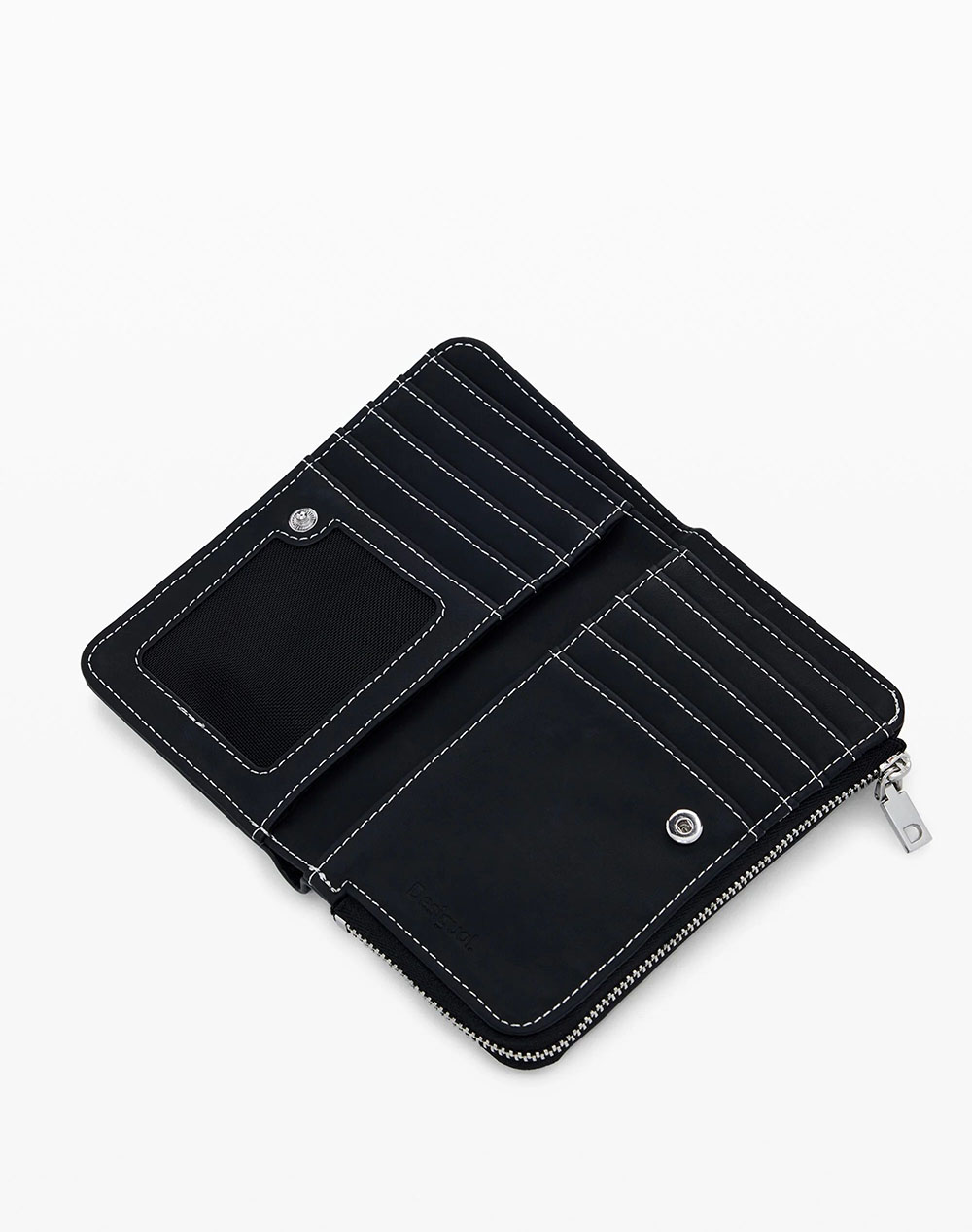 DESIGUAL MONE_SESHAT EMMA 2.0 ΠΟΡΤΟΦΟΛΙ ΓΥΝΑΙΚΕΙΟ 25WAYP44-2000 Black φωτογραφία