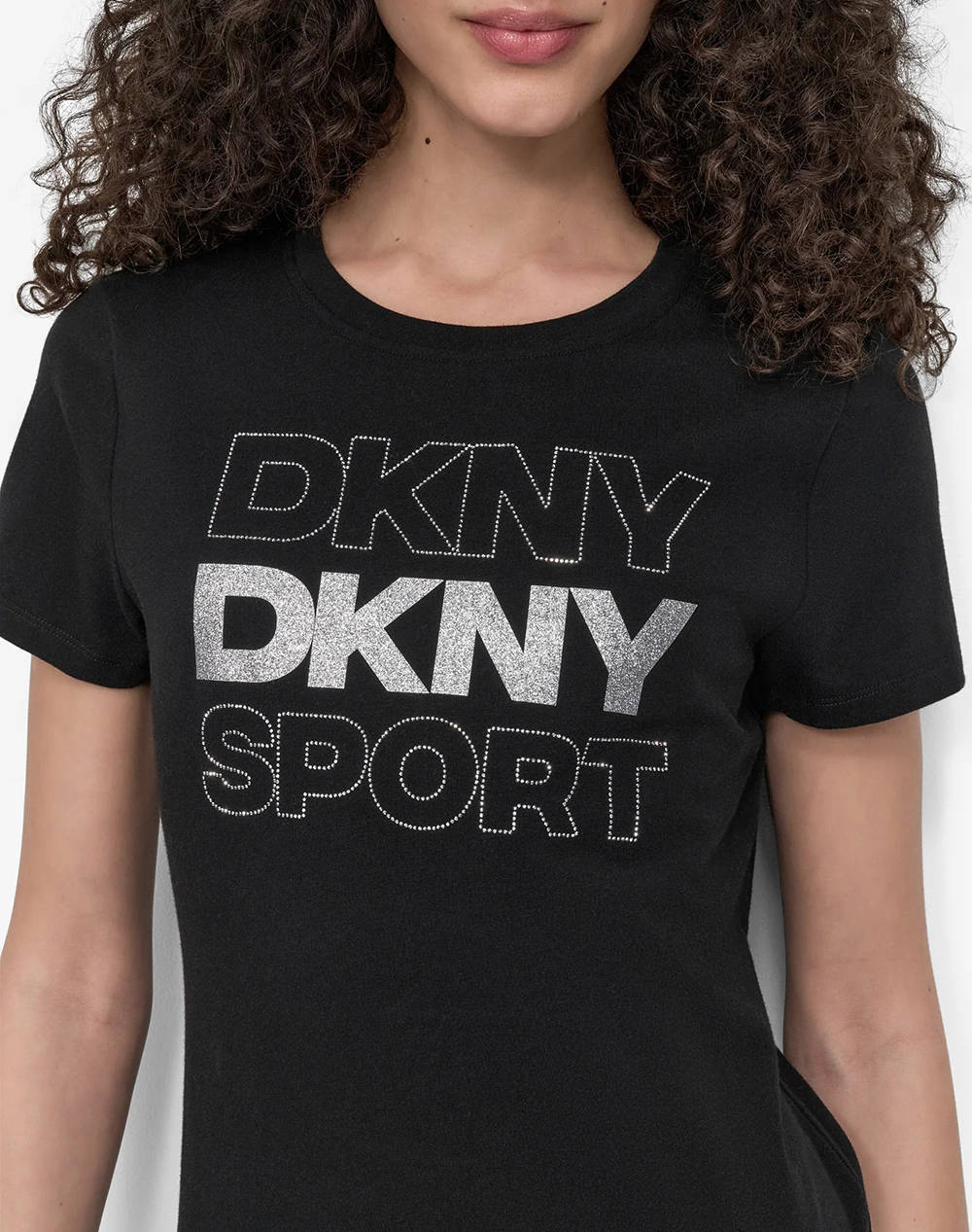 DKNY DP5T1333 LOGO ΜΠΛΟΥΖΑΚΙ ΚΟΝΤΟΜΑΝΙΚΟ DKNY DP5T1333-71Y1 Black φωτογραφία