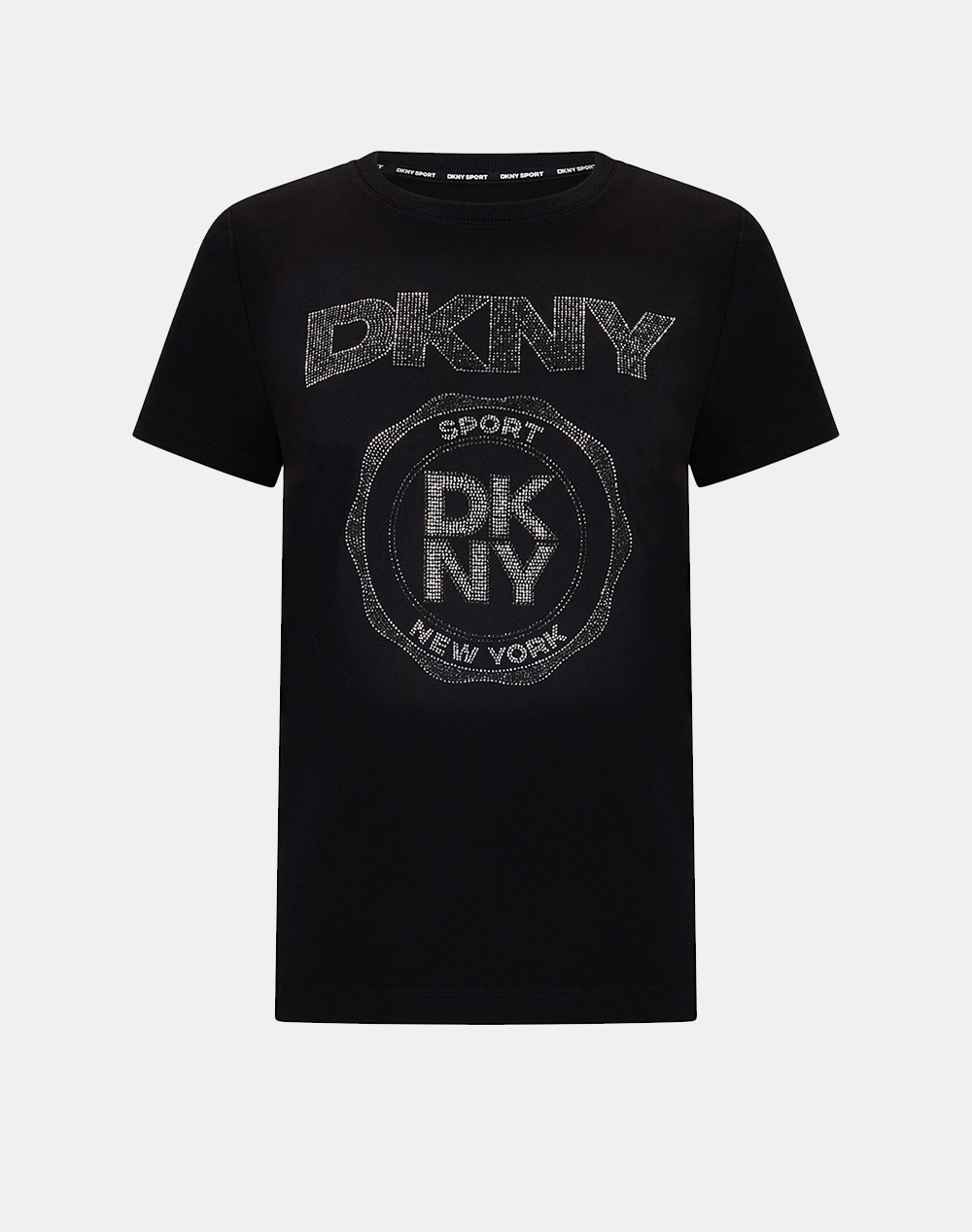 DKNY DKNY DP5T1366 LOGO ΜΠΛΟΥΖΑΚΙ ΚΟΝΤΟΜΑΝΙΚΟ DKNY DP5T1366-71Y1 Black