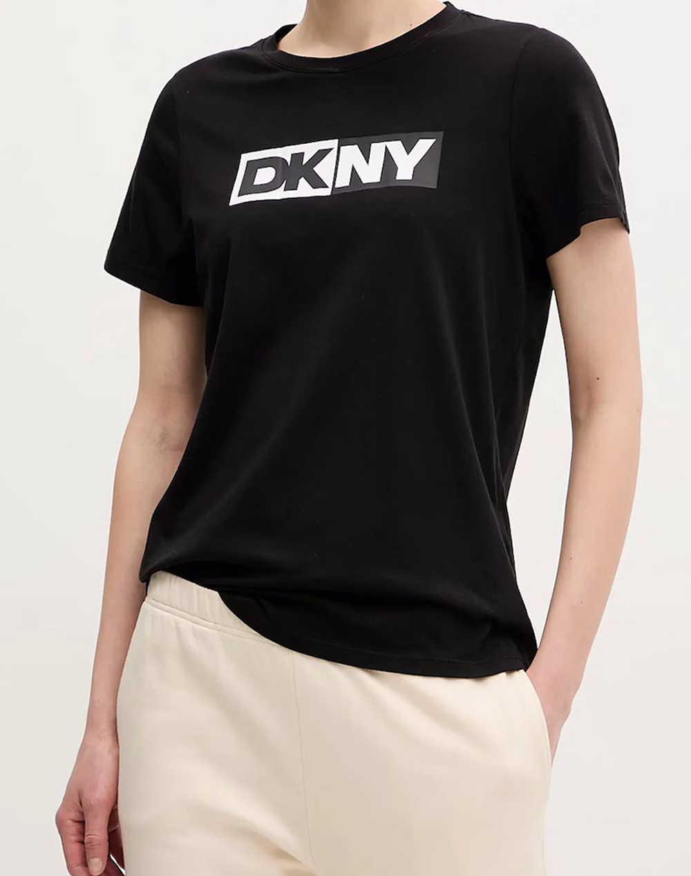 DKNY DKNY DP5T5894 LOGO ΜΠΛΟΥΖΑΚΙ ΚΟΝΤΟΜΑΝΙΚΟ DKNY DP5T5894-0071 Black