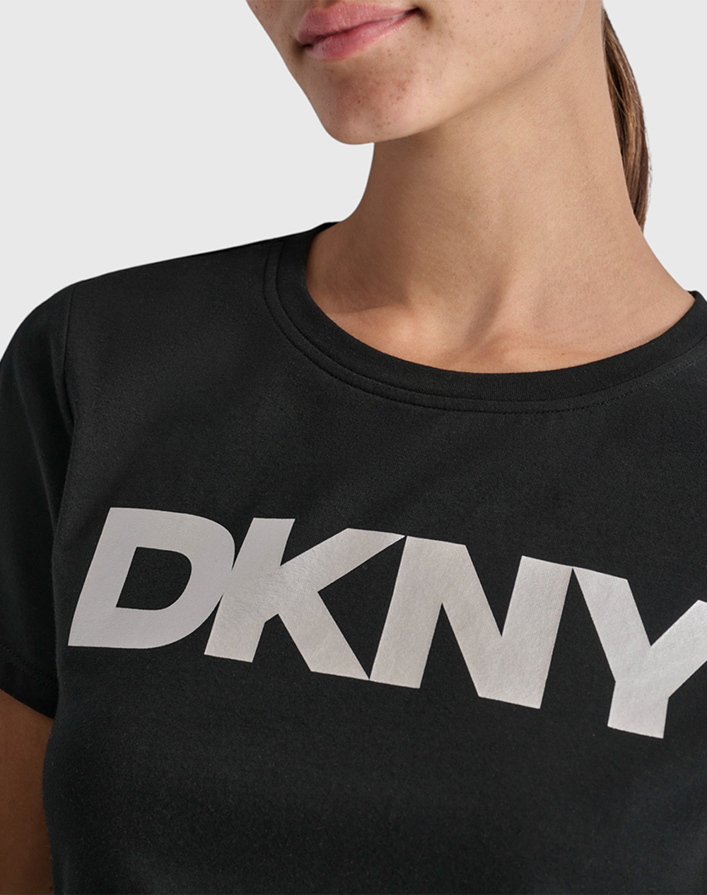 DKNY DP5T9923 LOGO ΜΠΛΟΥΖΑΚΙ ΚΟΝΤΟΜΑΝΙΚΟ DKNY DP5T9923-71Y1 Black φωτογραφία