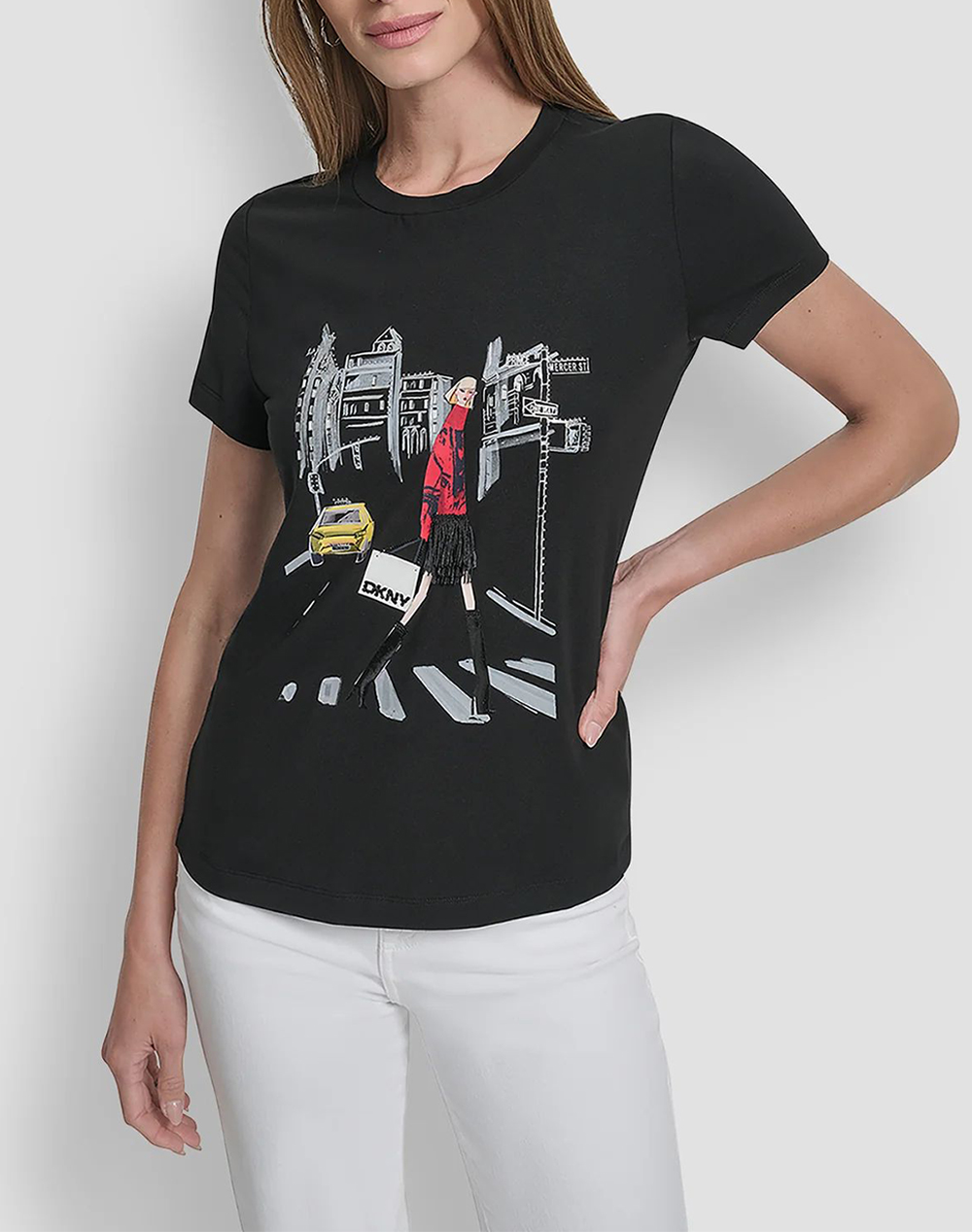 Γυναικεία t-shirts dkny σε μαυρο