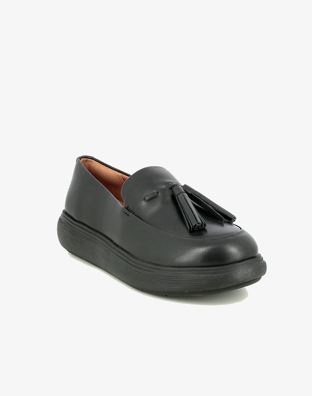 FIT FLOP iQ - COMFF LOAFER - LEATHER TASSELS E2X-090-ALL BLACK Black φωτογραφία