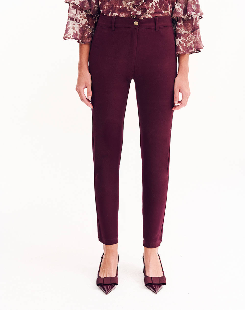 FOREL Παντελόνι 081.20.01.109-ΜΠΟΡΝΤΩ Bordeux