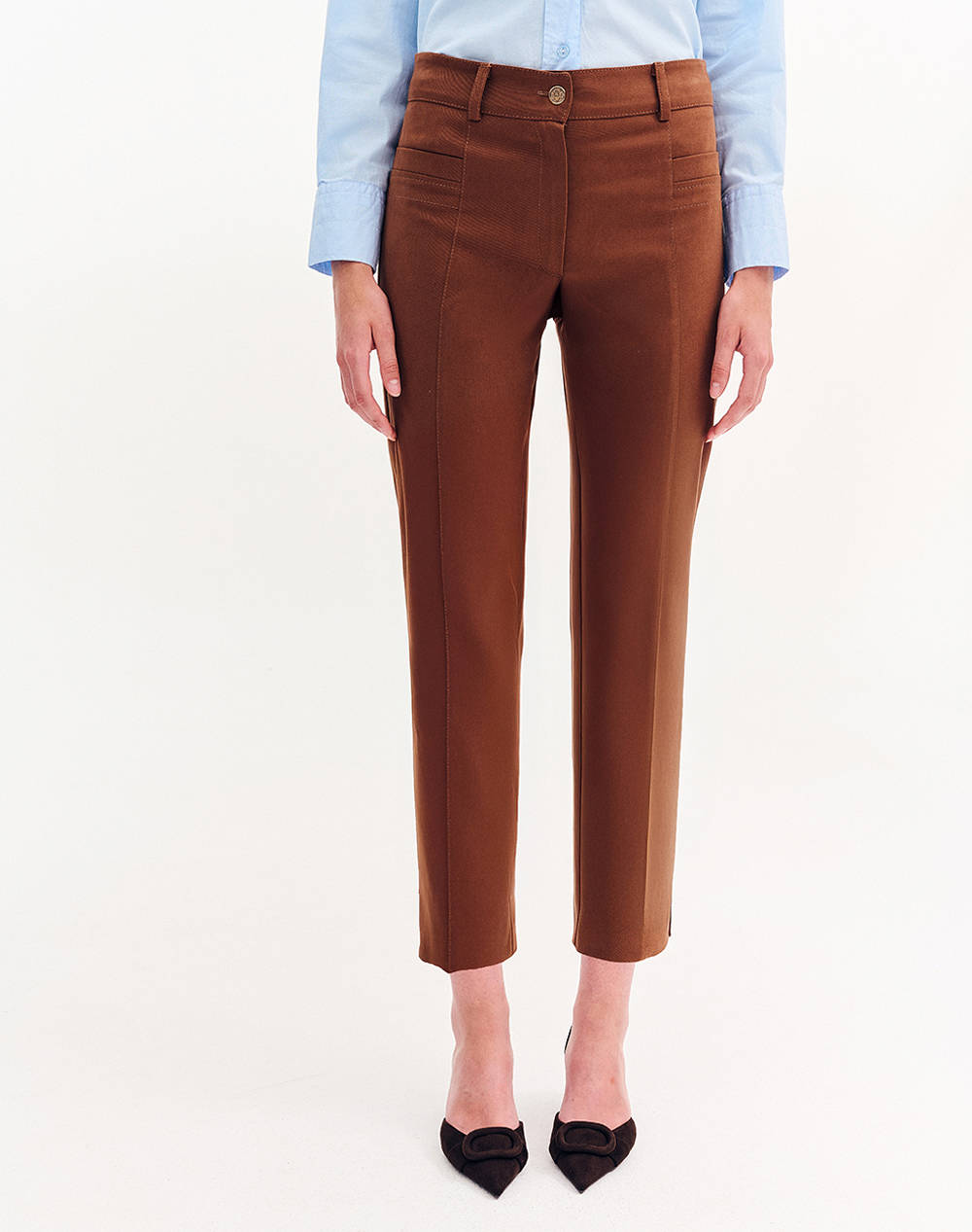 FOREL FOREL Παντελόνι 081.20.01.053-ΤΑΜΠΑ Brown