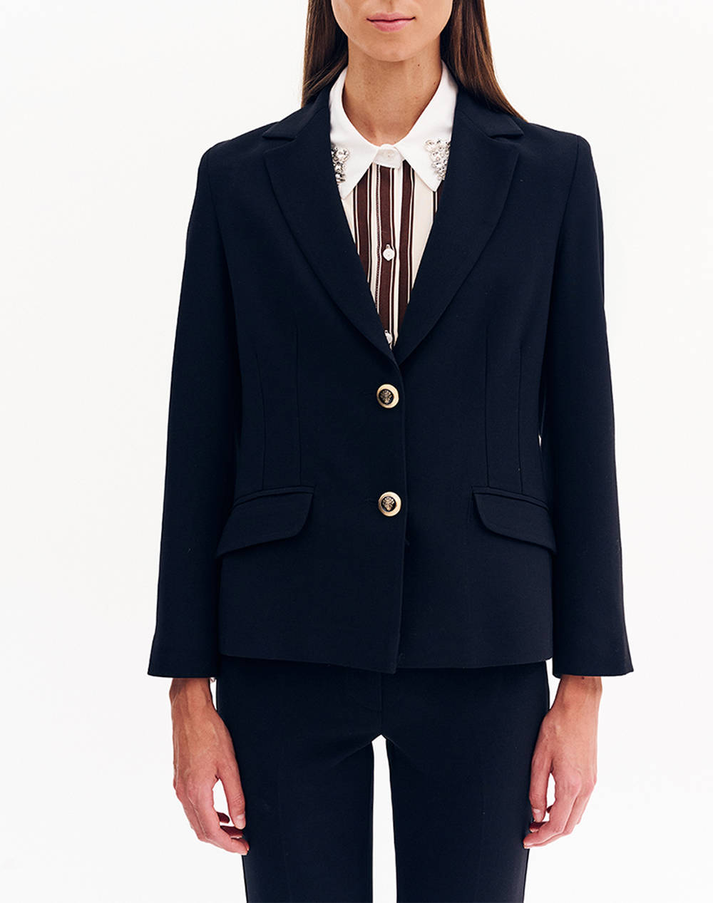 FOREL Σακάκι 081.30.01.039-Μαύρο Black