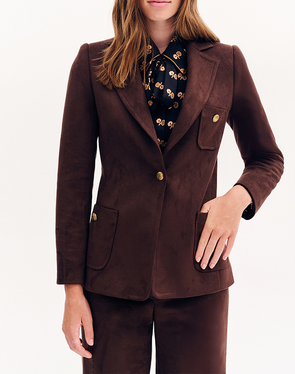 FOREL Σακάκι 081.30.01.021-ΣΟΚΟΛΑ Chocolate