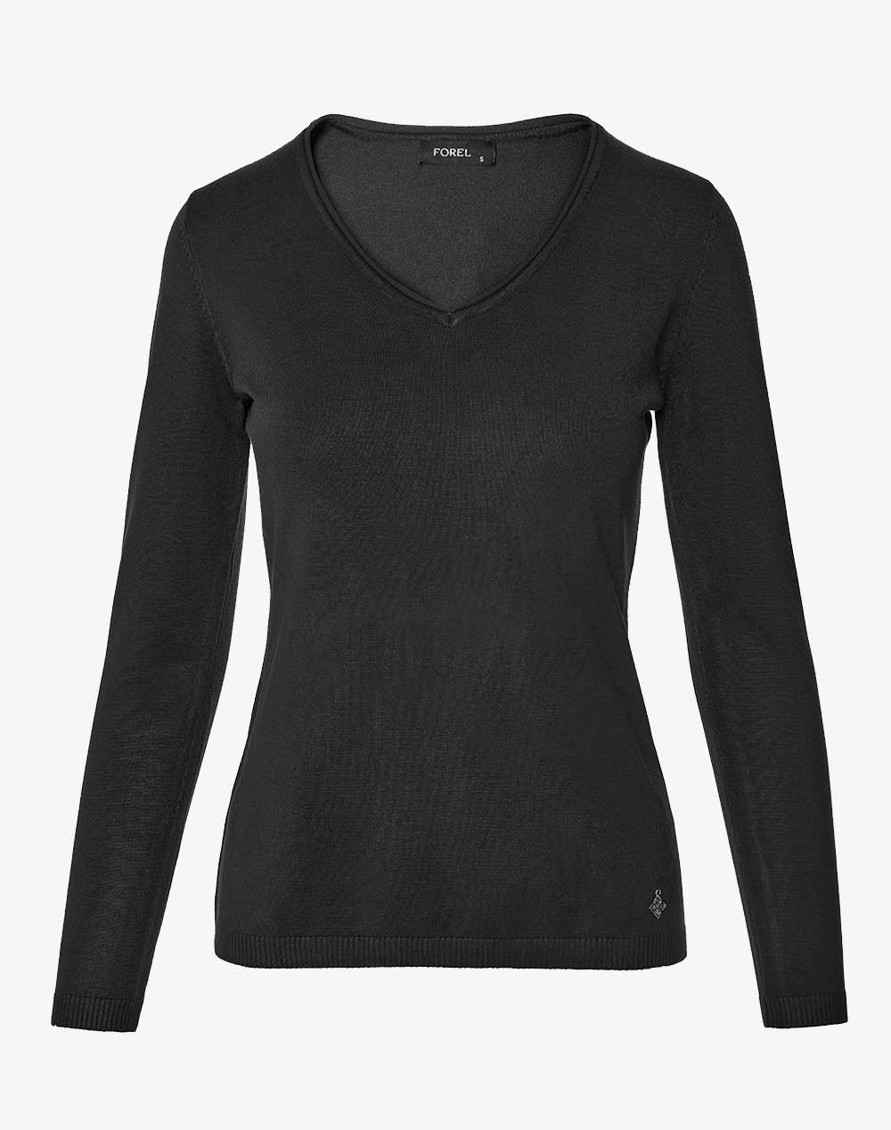 FOREL FOREL Πλεκτή μπλούζα 081.90.01.032-Μαύρο Black