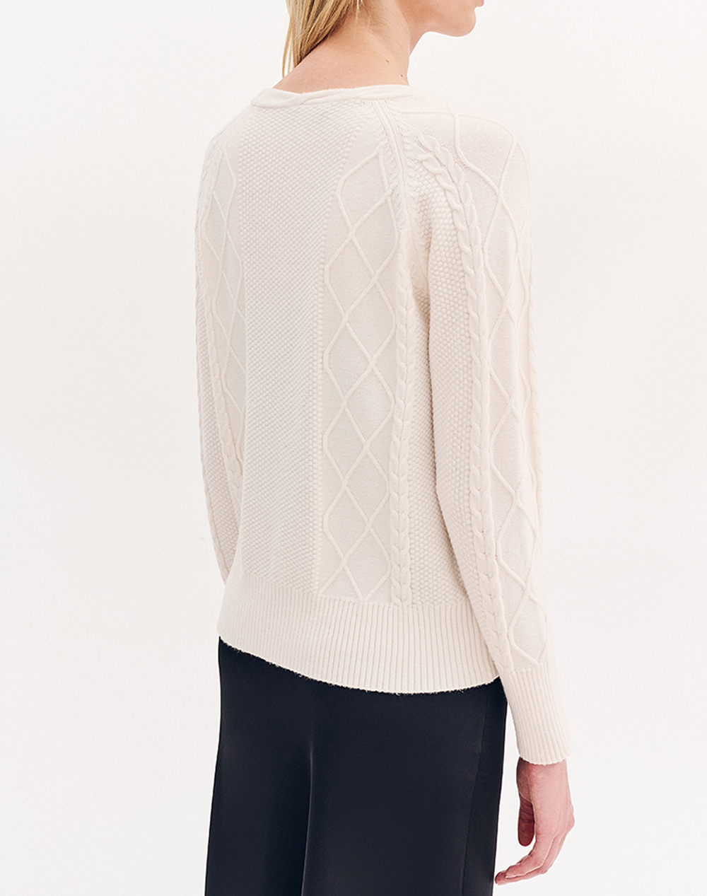 FOREL Πλεκτή ζακέτα 081.90.01.023-ΕΚΡΟΥ Ecru φωτογραφία