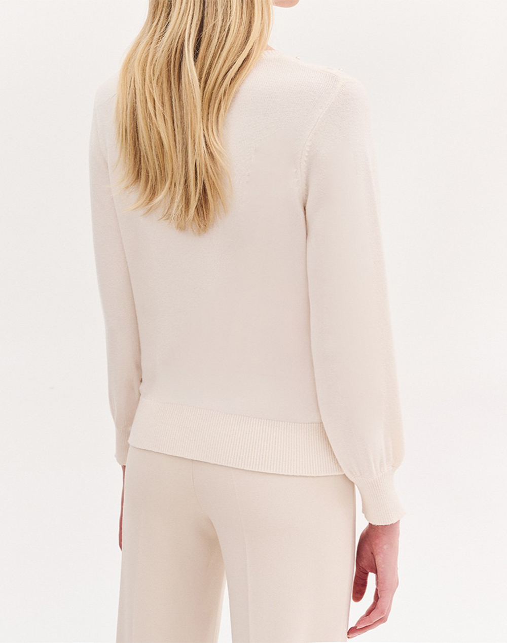 FOREL Πλεκτή μπλούζα 081.90.01.024-ΕΚΡΟΥ Ecru φωτογραφία