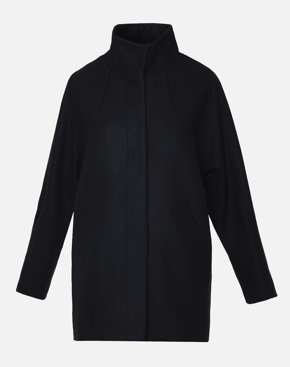 FOREL Παλτό 081.70.01.025-Μαύρο Black