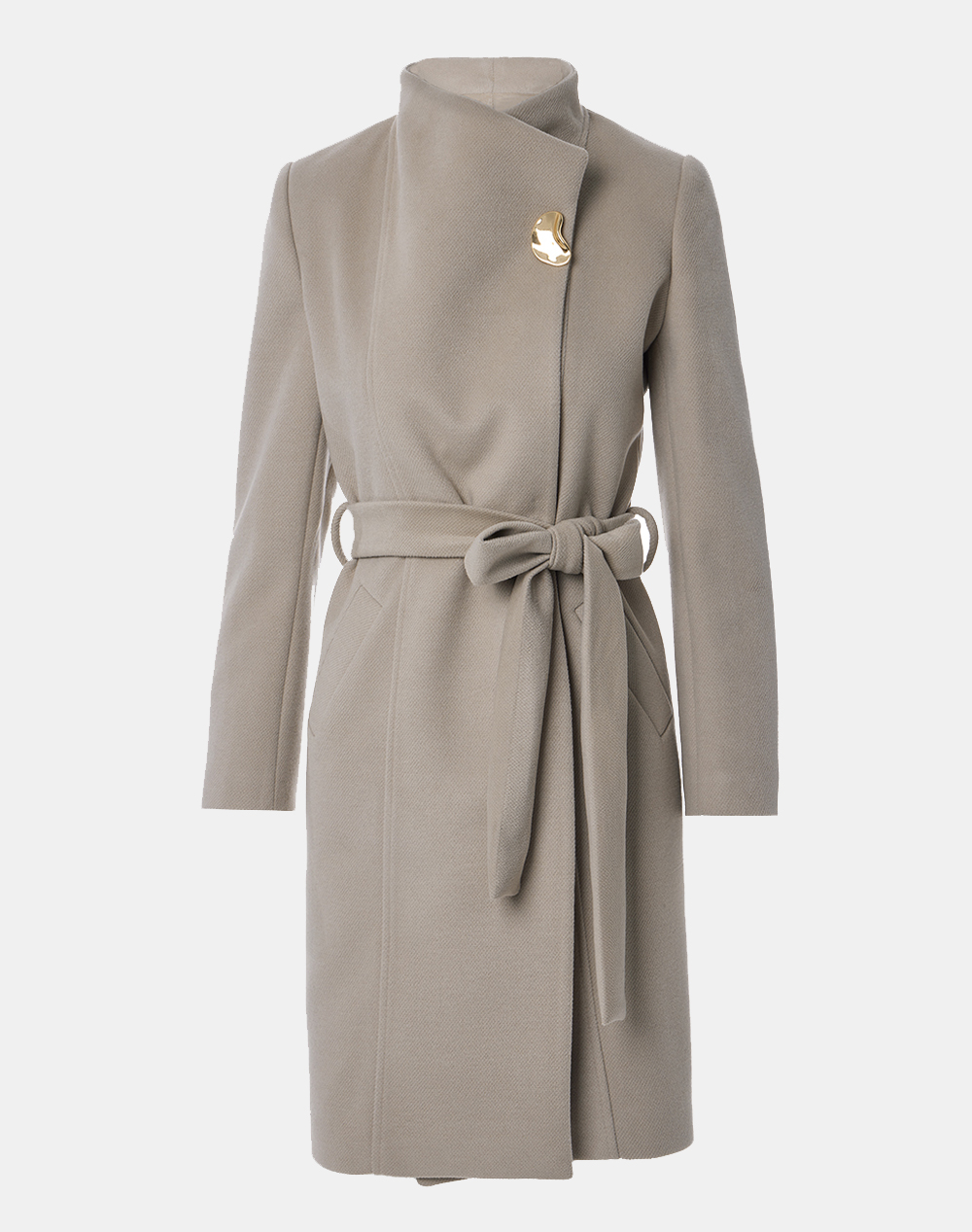 FOREL Παλτό 081.70.01.024-ΠΑΓΟΣ LightGray