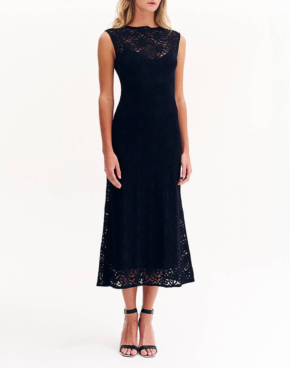 FOREL Φόρεμα 081.50.01.073-Μαύρο Black