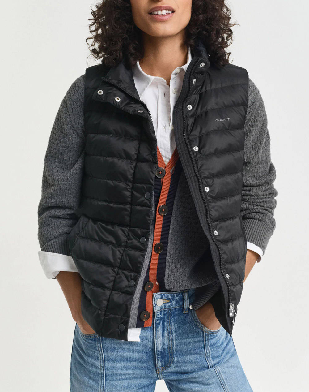 GANT GANT ΜΠΟΥΦΑΝ ΧΜ LIGHT DOWN VEST 3GW4700480-5 Black