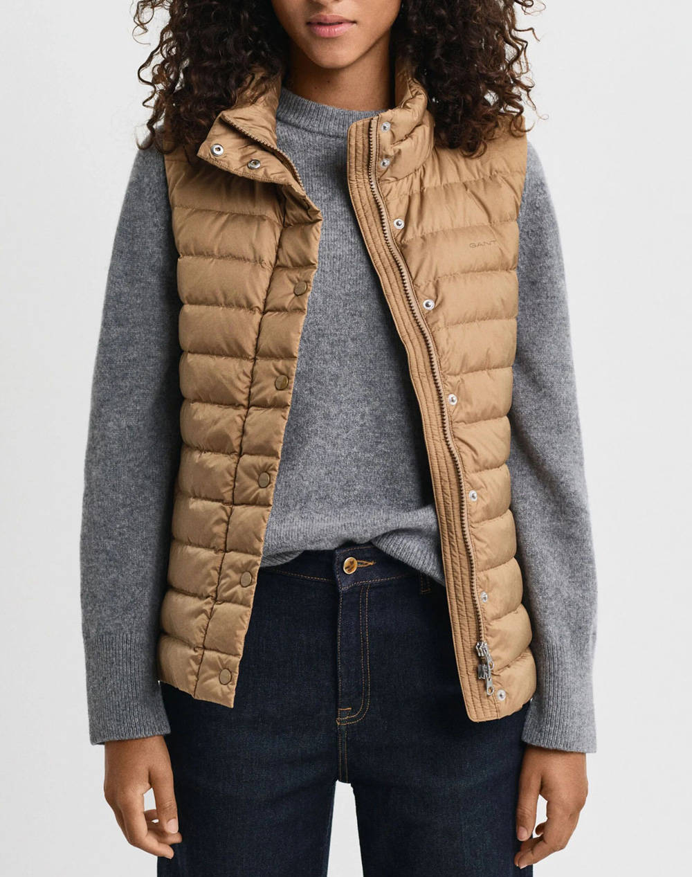 GANT GANT ΜΠΟΥΦΑΝ ΧΜ LIGHT DOWN VEST 3GW4700480-213 Tan