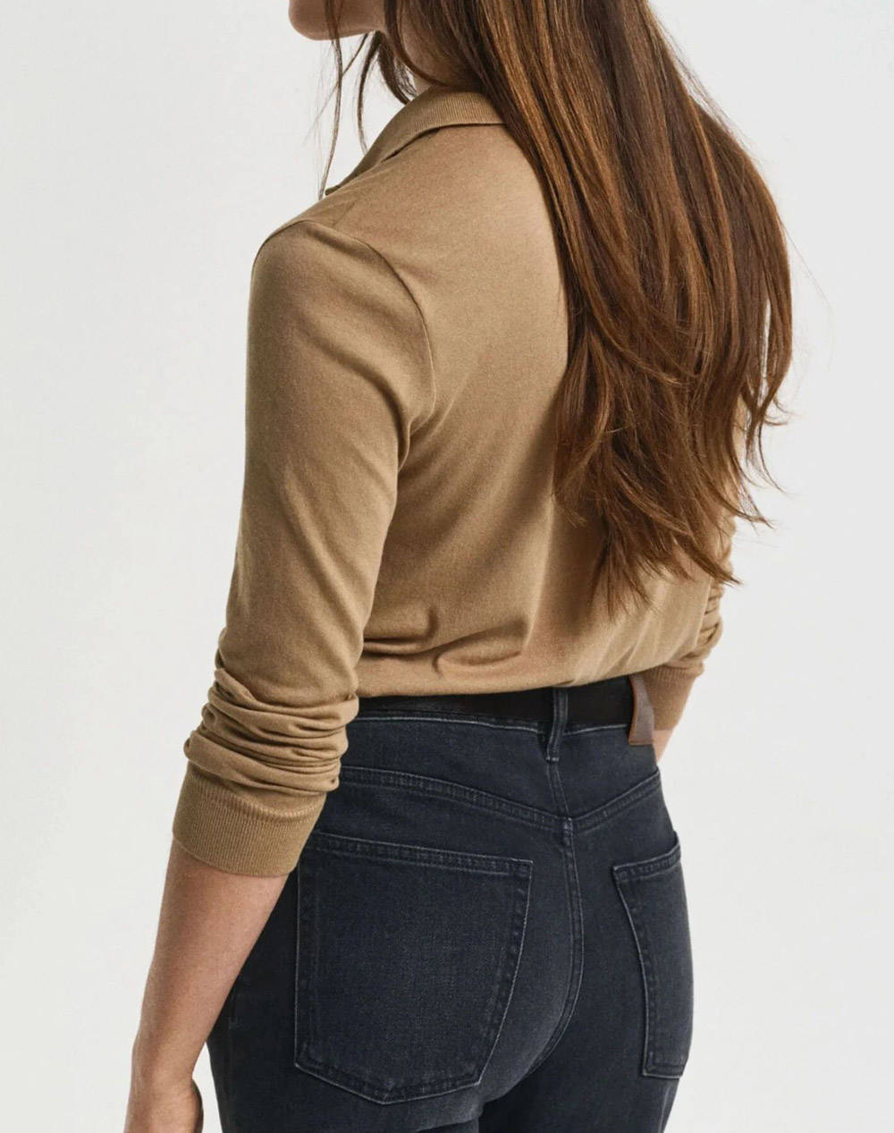 GANT ΜΠΛΟΥΖΑ ΜΜ REG SEAMLESS BUTTON LS POLO 3GW4202635-213 SandyBrown φωτογραφία