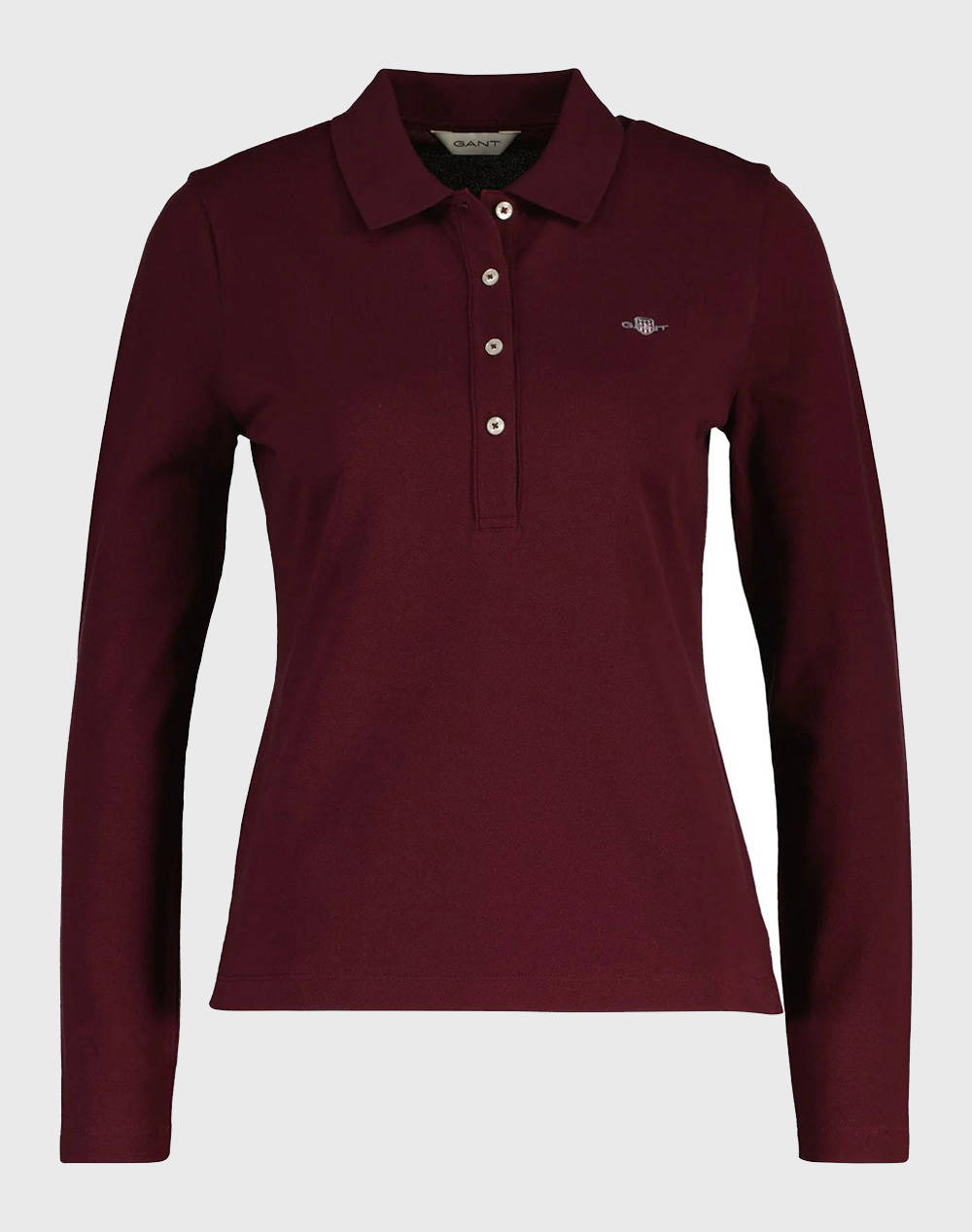 GANT GANT ΜΠΛΟΥΖΑ ΜΜ SLIM SHIELD LS PIQUE POLO 3GW4202521-656 Bordeux