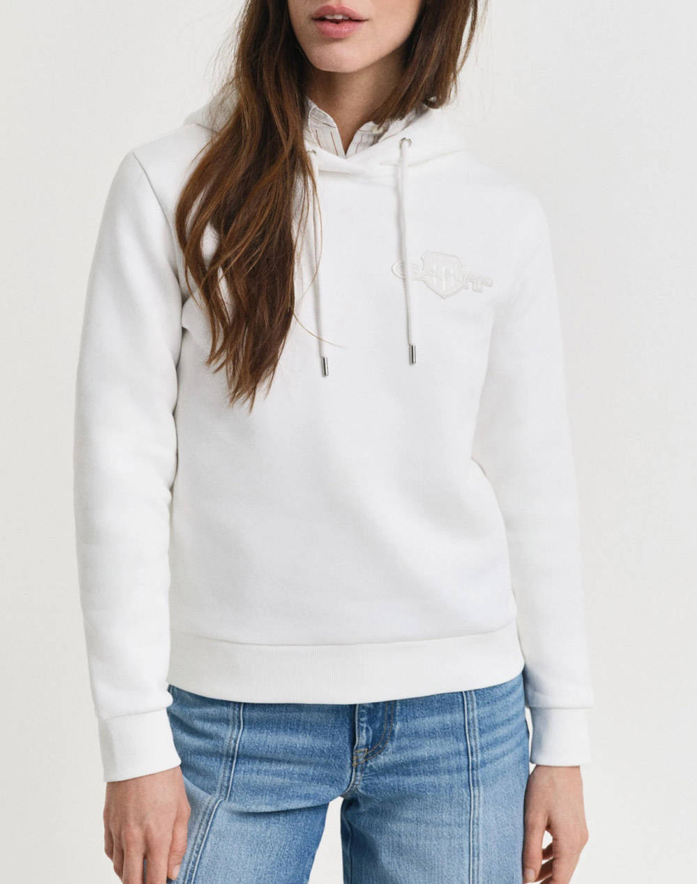 GANT ΦΟΥΤΕΡ ΜΜ REG TONAL SHIELD HOODIE 3GW4202587-113 OffWhite