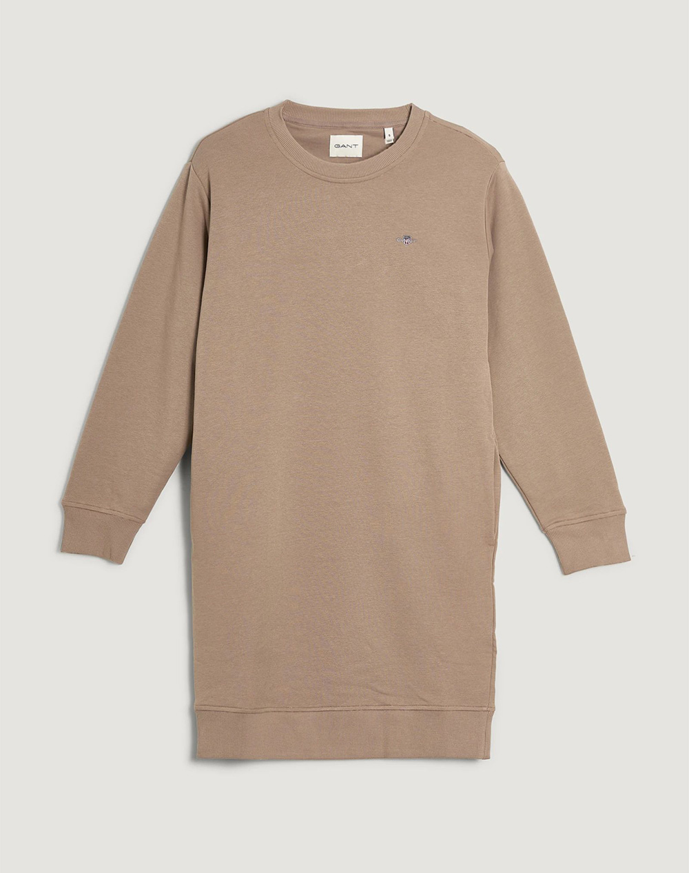 GANT ΦΟΡΕΜΑ SHIELD C-NECK SWEAT DRESS 3GW4200760-259 SandyBrown