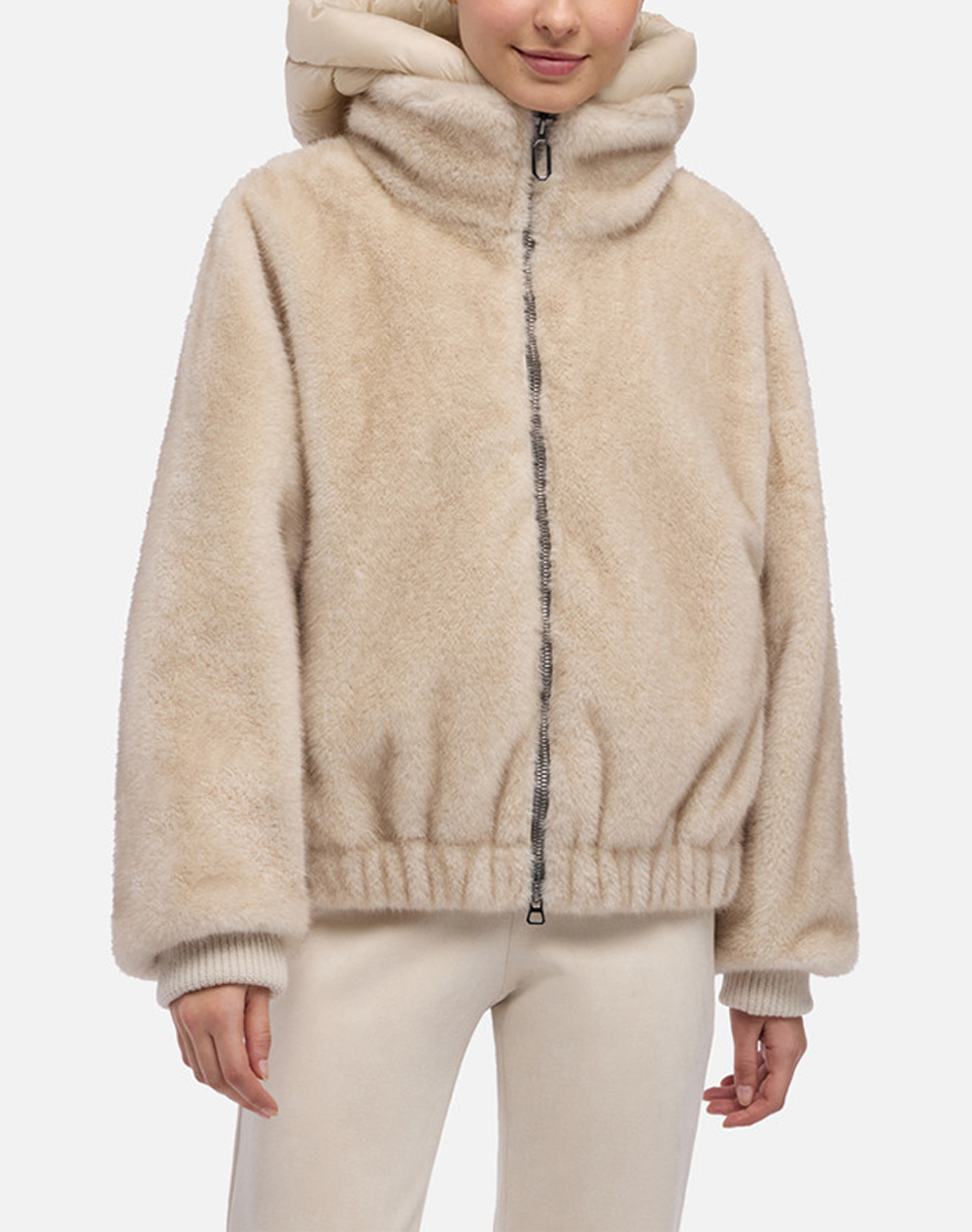 GEOX W SPHERICA G - FAUX FUR COLORE W5620GT3277F1859-F1859 Biege